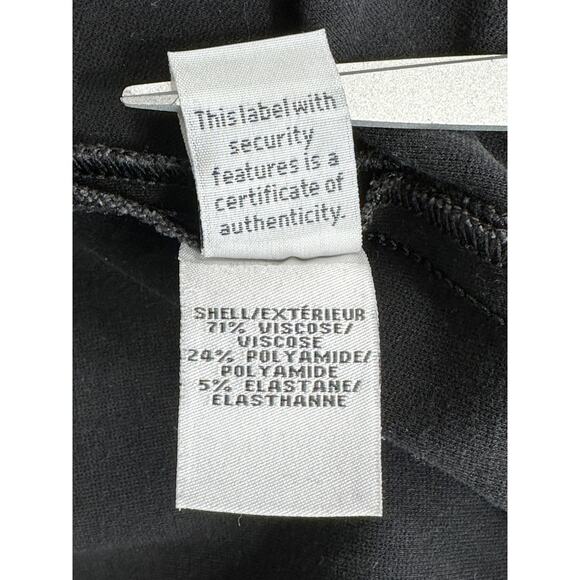 Diane von Furstenberg Skirt Womens 6 Black Winslow Office Work Minimalist Staple - Picture 6 of 8